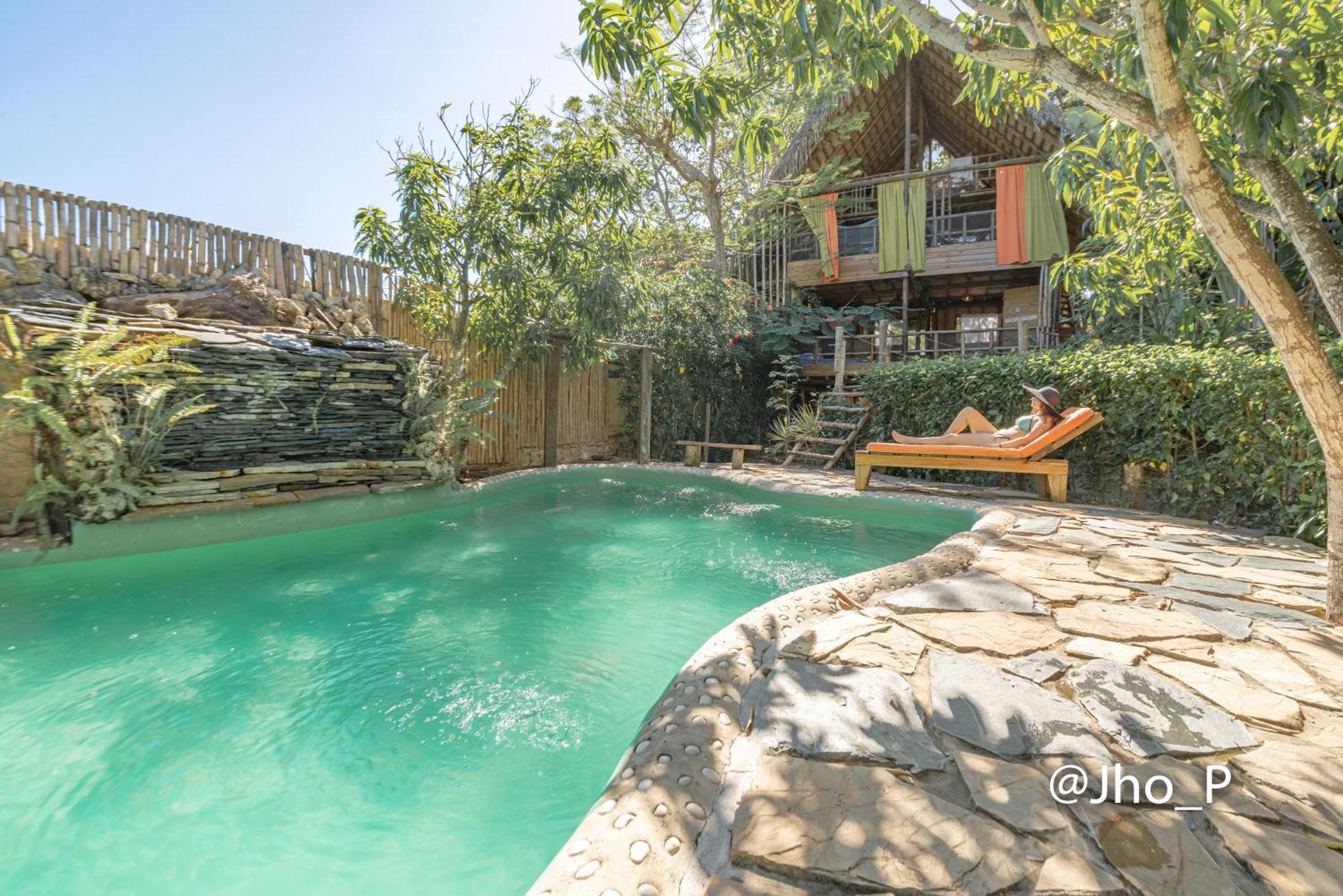 Beach Cabarete Ecolodge De Luxe Maravilla Encuentro Surf, Kite المظهر الخارجي الصورة