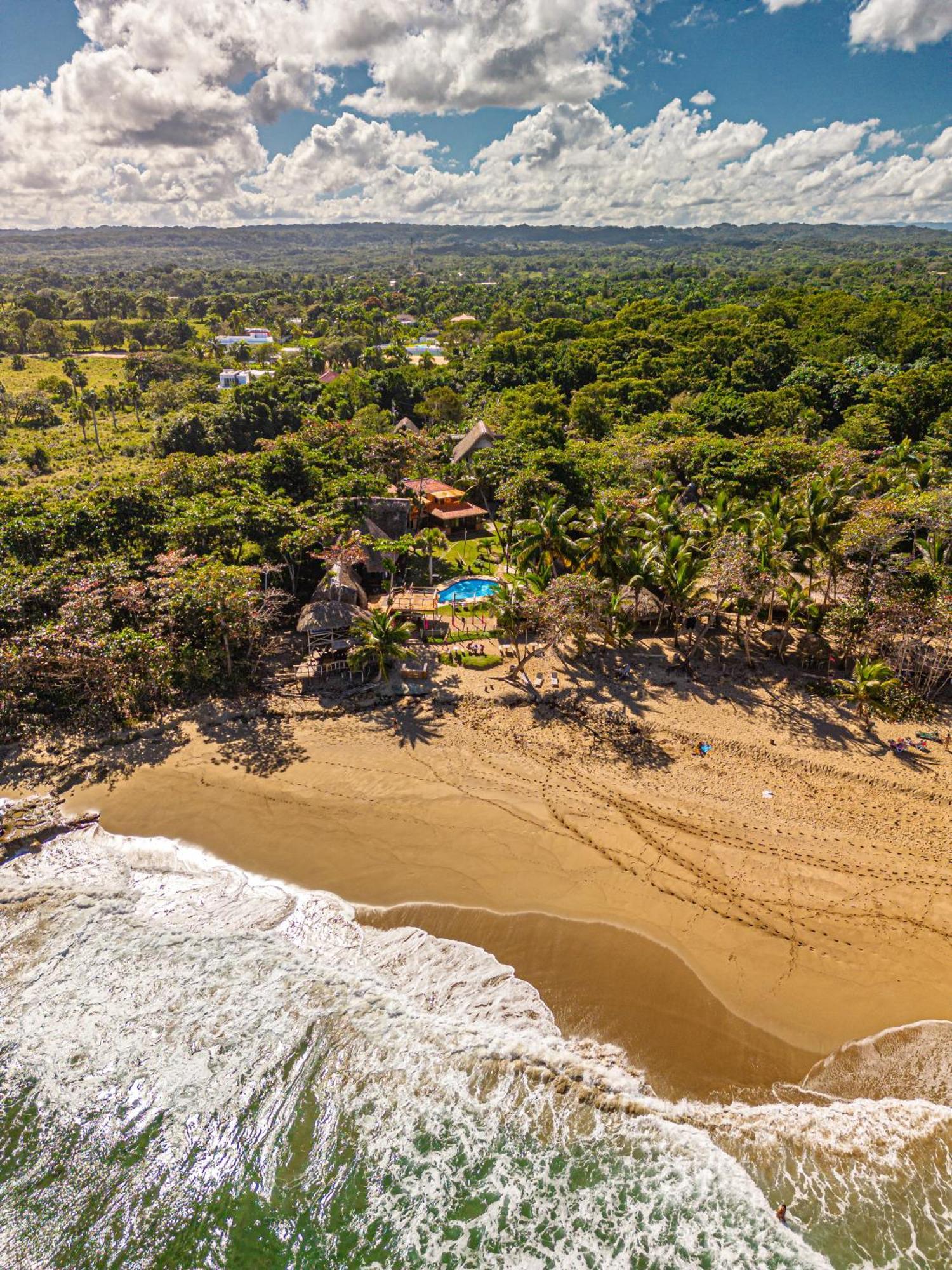 Beach Cabarete Ecolodge De Luxe Maravilla Encuentro Surf, Kite المظهر الخارجي الصورة